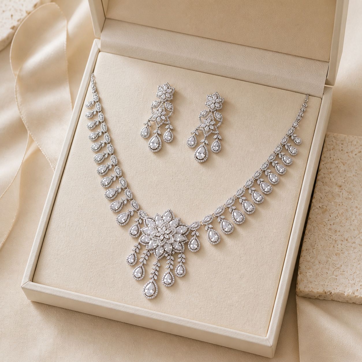Silver Petal Drip