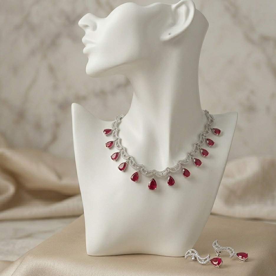 Ruby Drop Elegance