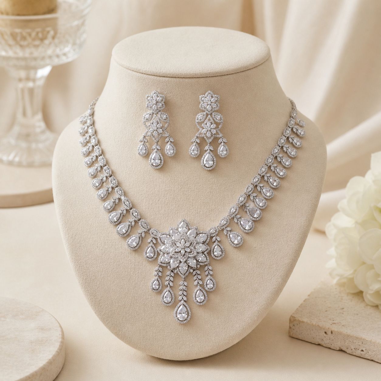 Silver Petal Drip