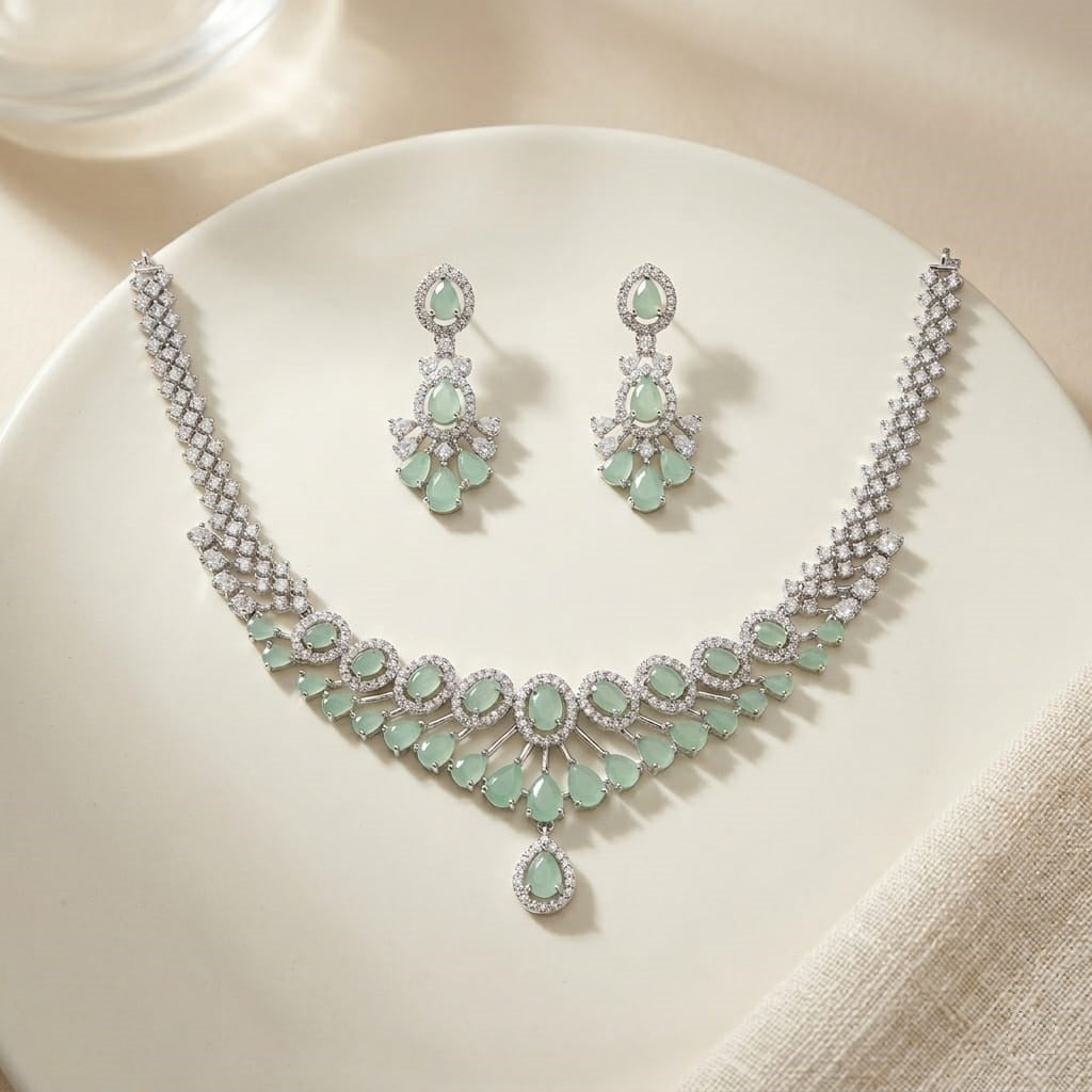 Mint Green Teardrop