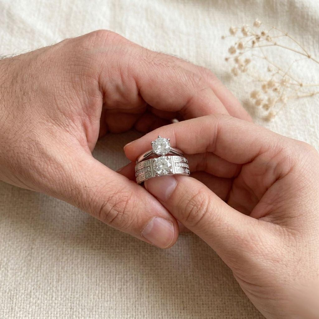 Eternal Bond Gleam - Couple Ring
