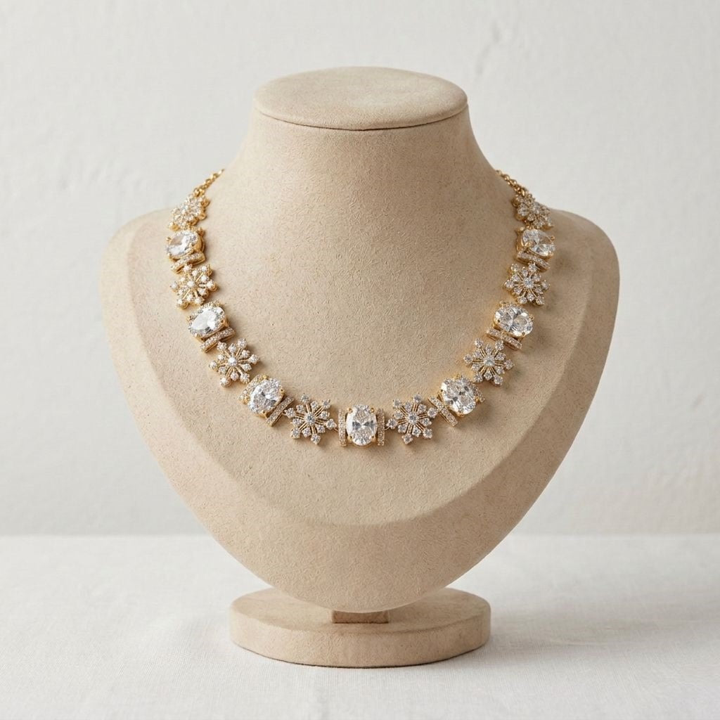 Gold Celestia Crystal Floral